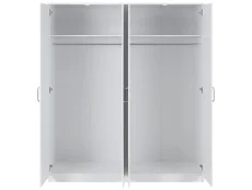 Seconique Seconique Dakota White 4 Door Wardrobe
