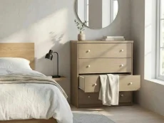 Core Core Freya Oak 4 Drawer Chest of Drawers
