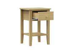 Core Core Henley Oak 1 Drawer Bedside Table