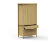 Core Core Henley Oak 2 Door 3 Drawer Wardrobe