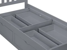 Birlea Birlea Appleby Grey Wooden 4 Drawer Storage Bed Frame
