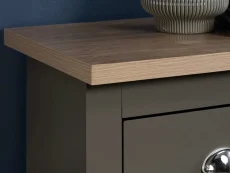 Birlea Birlea Highgate Dark Grey and Oak Effect 4 Drawer Chest