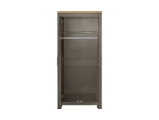 Birlea Birlea Highgate Dark Grey and Oak Effect 2 Door Wardrobe