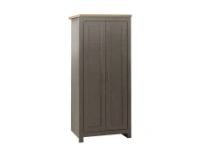 Birlea Birlea Highgate Dark Grey and Oak Effect 2 Door Wardrobe