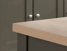 Birlea Birlea Highgate Dark Grey and Oak Effect 2 Drawer Coffee Table