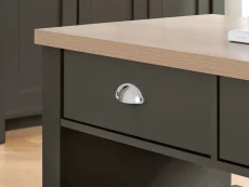Birlea Birlea Highgate Dark Grey and Oak Effect 2 Drawer Coffee Table