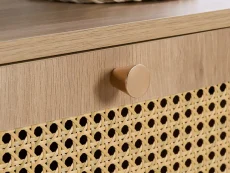 Birlea Birlea Croxley Rattan and Oak Coffee table