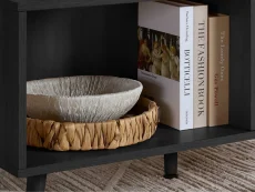 Birlea Birlea Croxley Rattan and Black Coffee table