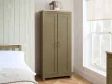Birlea Highgate Olive and Oak Effect 2 Door Wardrobe