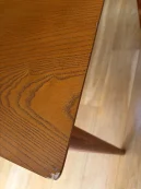 Julian Bowen Clearance - Julian Bowen Lowry 140cm Cherry Ash Extending 2 Drawer Dining Table