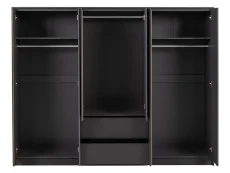 Seconique Seconique Malvern Grey 6 Door 2 Drawer Wardrobe