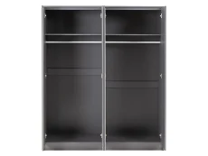 Seconique Seconique Malvern Grey 4 Door Wardrobe