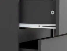 Seconique Seconique Malvern Grey 5 Drawer Narrow Chest of Drawers