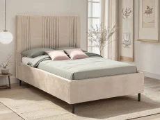 Seconique Seconique Maine Taupe Velvet Bed Frame