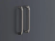 Seconique Seconique Dakota Dark Grey 4 Door Wardrobe