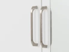 Seconique Seconique Dakota White 2 Door 1 Drawer Mirrored Wardrobe
