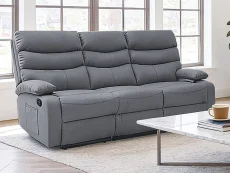 Kidsaw Kidsaw Berkshire Grey 3 Seater Recliner Sofa