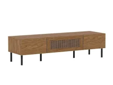 Kidsaw Kidsaw Rome Rattan and Oak 2 Door TV Cabinet
