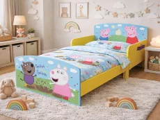 Kidsaw Kidsaw Toddler Blue and Yellow Bed Frame