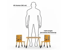 Kidsaw Kidsaw JCB Table and Chairs
