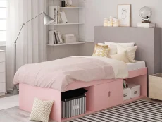 Kidsaw Low Cabin Pink Bed Frame Kidsaw Low Cabin Pink Bed Frame