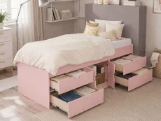 Kidsaw Kidsaw Captains Pink Cabin Bed Frame