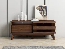 Kidsaw Kidsaw Beijing Walnut 1 Door Small TV Cabinet