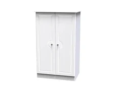 Welcome Welcome Balmoral White High Gloss Childrens Small 2 Door Wardrobe (Assembled)