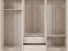 Seconique Seconique Malvern Urban Snow 6 Door 2 Drawer Wardrobe
