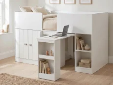 Seconique Orlando White Wooden Bunk Bed Frame Seconique Orlando White Wooden Bunk Bed Frame