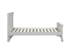Seconique Secpnique Bordeaux Pebble Grey Wooden Bed Frame (High Footend)