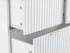 Seconique Seconique Miami White and Gold 3+2 Drawer Chest of Drawers