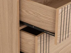 Seconique Seconique Tessa Natural Oak 3 Drawer Chest of Drawers