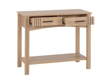 Seconique Seconique Tessa Natural Oak 2 Drawer Console Table