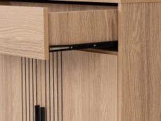 Seconique Seconique Tessa Natural Oak 2 Door 1 Drawer Sideboard