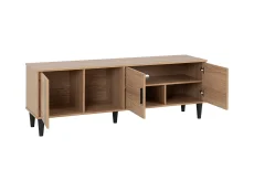 Seconique Seconique Tessa Natural Oak 3 Door TV Cabinet