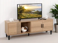 Seconique Seconique Tessa Natural Oak 3 Door TV Cabinet