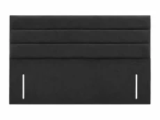Clearance - Willow & Eve Ariana Floor Standing 4ft Small Double Black Faux Suede Fabric Headboard Clearance - Willow & Eve Ariana Floor Standing 4ft Small Double Black Faux Suede Fabric Headboard