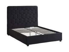 Seconique Seconique Madison Black Velvet Fabric Bed Frame