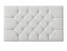 Flexisleep Clearance - Flexisleep Sheringham 3ft6 Large Single Cadiz Ice Fabric Strutted Headboard