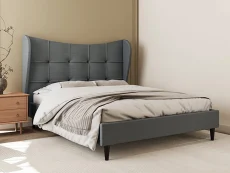 Seconique Seconique Verona Grey Fabric Bed Frame