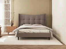 Seconique Verona Brown Fabric Bed Frame