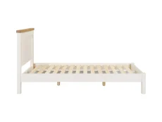 Seconique Seconique Windsor Ivory and Oak Wooden Bed Frame (Low Footend)
