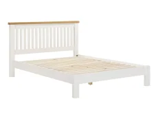 Seconique Seconique Windsor Ivory and Oak Wooden Bed Frame (Low Footend)