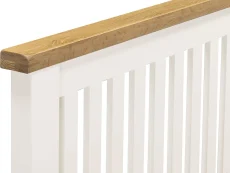 Seconique Seconique Windsor Ivory and Oak Wooden Bed Frame (Low Footend)