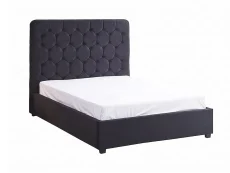 Seconique Seconique Madison Black Velvet Fabric Bed Frame