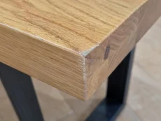 Julian Bowen Clearance - Julian Bowen Brooklyn 120cm Oak Dining Bench