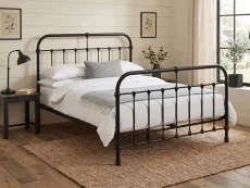 Julian Bowen Logan Black Metal Bed Frame