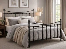Time Living Time Living Florida Black Metal Bed Frame