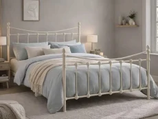 Time Living Time Living Florida Ivory Metal Bed Frame